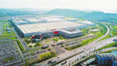 位于宜宾三江新区的凯翼汽车厂区。 受访者供图