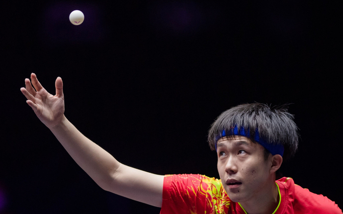 王楚钦是国乒队首位00后世界冠军。  图/新华社