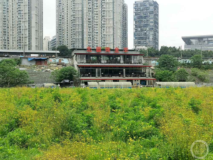 ▲主席台开起了烧烤店。   摄影/上游新闻记者 赵映骥