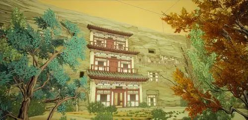 “数字藏经洞”复现的莫高窟“三层楼”，轰动世界的敦煌藏经洞——莫高窟第17窟就隐于其中