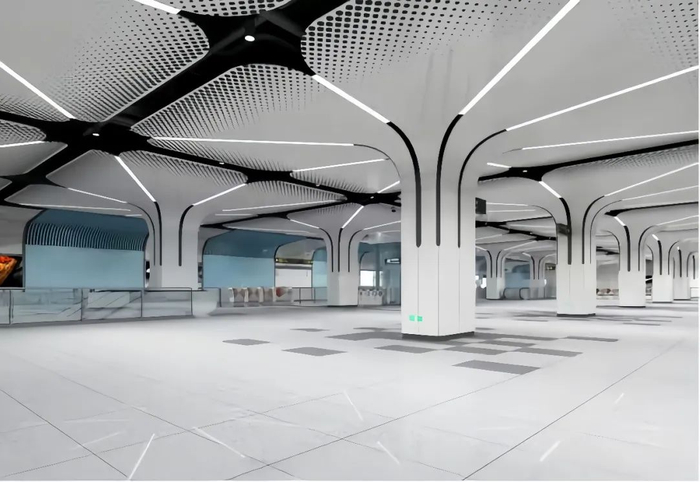 ▲兵希站效果图