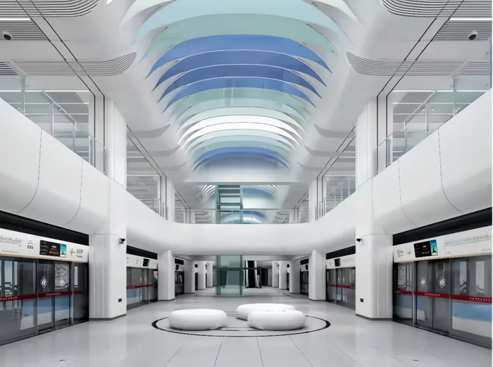 ▲夏驾河公园站效果图