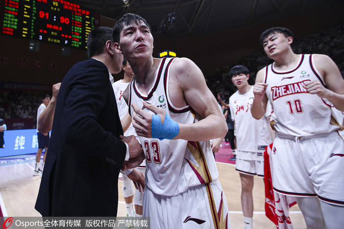 浙江队队史首次杀入总决赛。