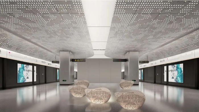 ▲玉山广场站效果图