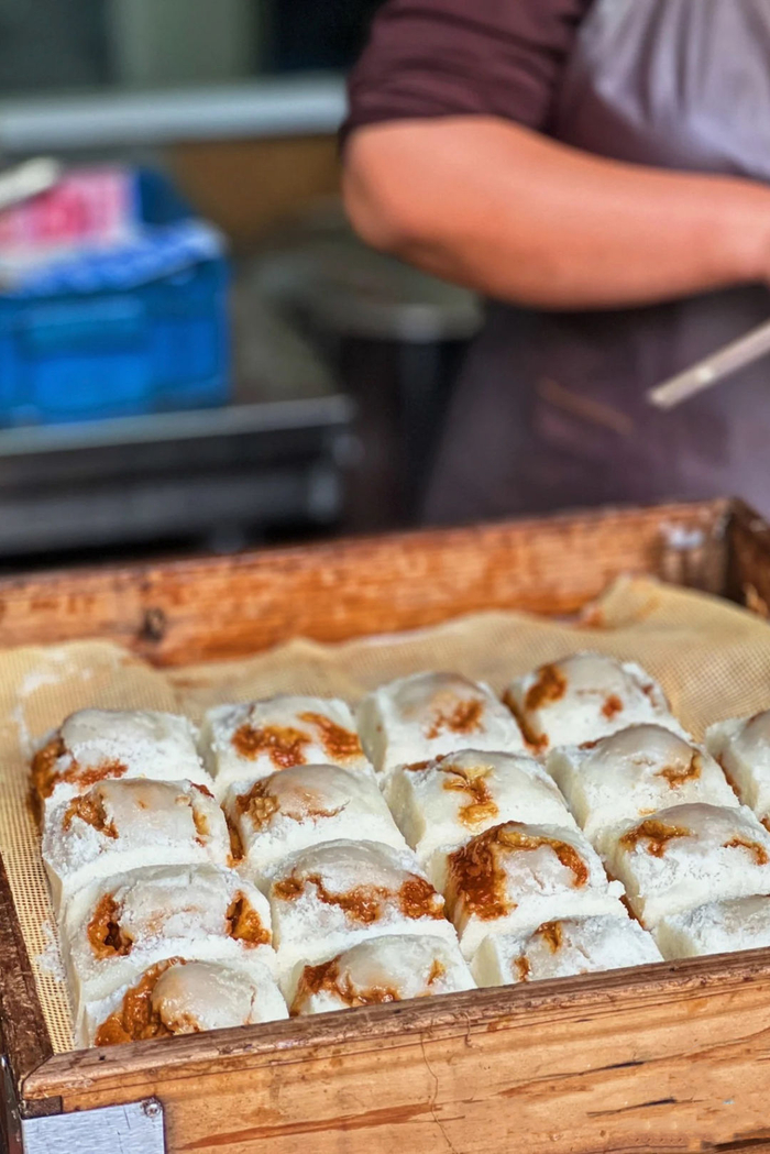 新市茶糕，硬核茶点。摄影/岚色的鱼