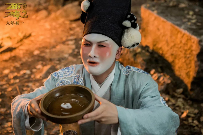 ▲在徐克执导的影片《西游伏妖篇》中，杨一威饰演猪刚鬣一角。