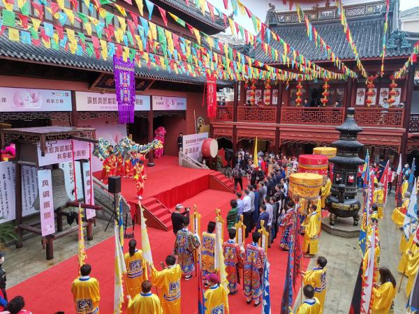 图12 2023年圣堂庙会开幕式，崇福道院供图