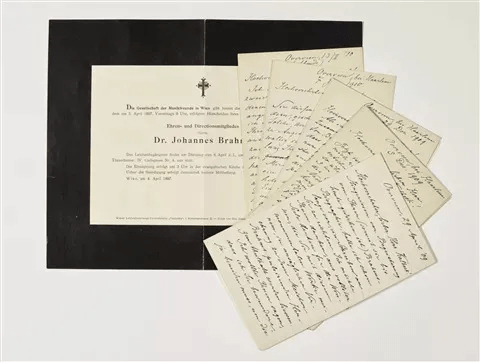 勃拉姆斯写给克拉拉的信件