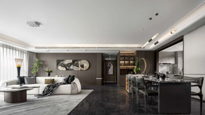 滨江云河建面约186㎡美学样板间实景图