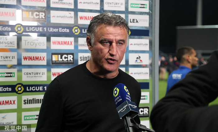 大巴黎主帅加尔捷。