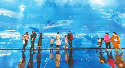 成都海滨城。　　刘婷 摄