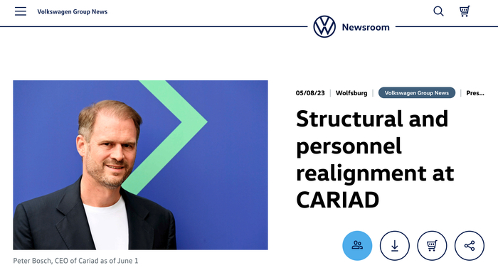 大众汽车集团公告，来自官网