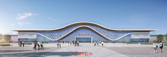▲进贤北站效果图
