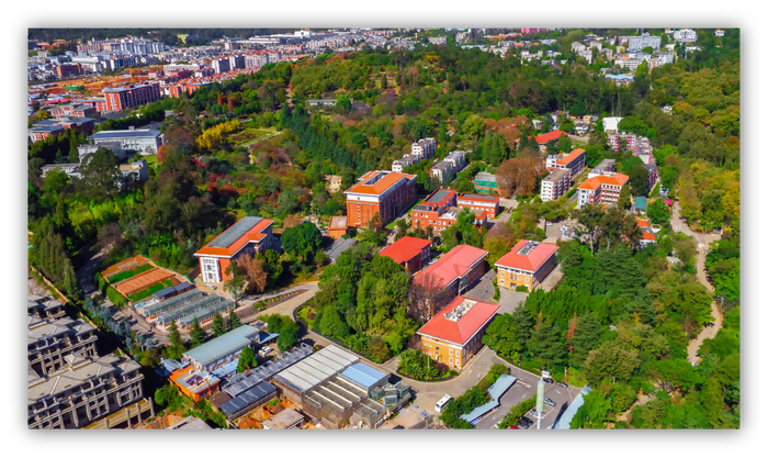 中国科学院昆明植物研究所园区俯瞰图