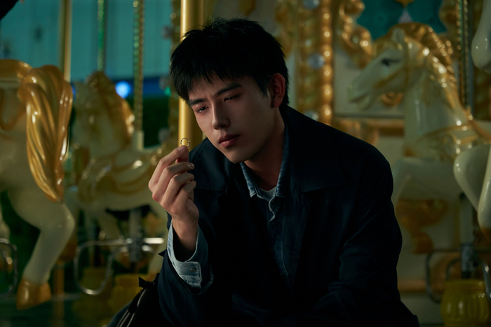 电影《倒数说爱你》中，陈飞宇饰演的谷雨轩有很多动情的哭戏。  受访者供图