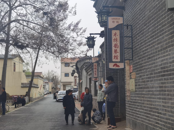 徐场村现在成了远近闻名的“中国乐器村”。新京报记者 曹晶瑞 摄