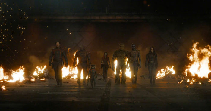 银河护卫队成员，终极集结。（图/《银河护卫队3》）