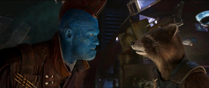 图注：勇度也很毒舌，但却是个好爸爸。（图/《银河护卫队2》）