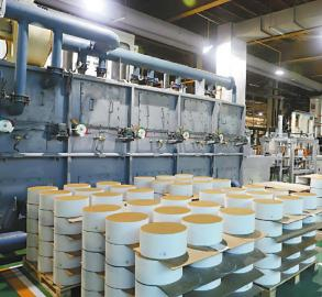 中自科技生产的柴油车催化剂产品。受访者供图