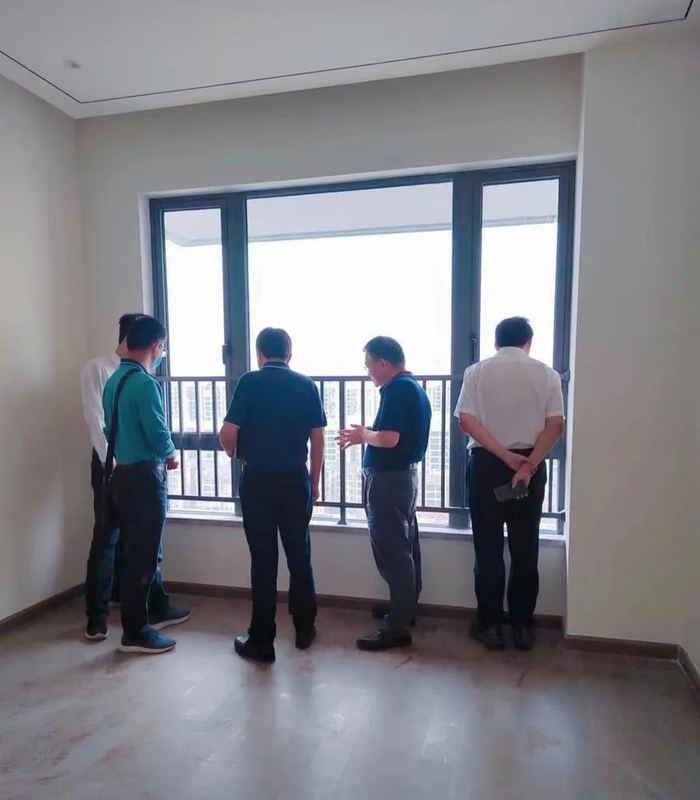 专家组进行现场查勘 增城区住建局提供