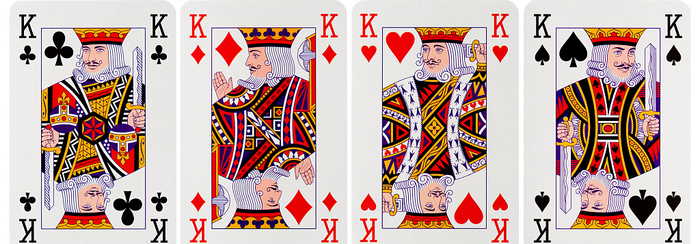 扑克牌中的K