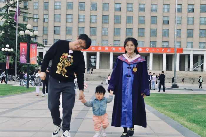 幸福的一家三口