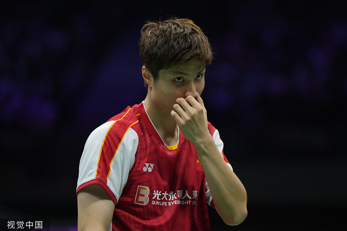 石宇奇在比赛中遇到了一定的起伏。