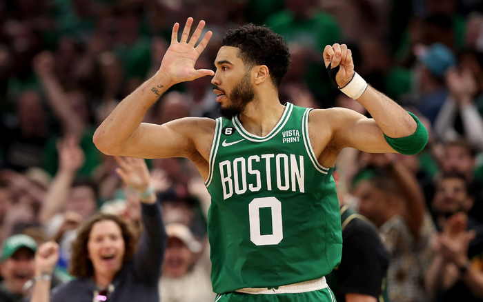 塔图姆砍下51分，创下抢七大战得分纪录。  图/视觉中国