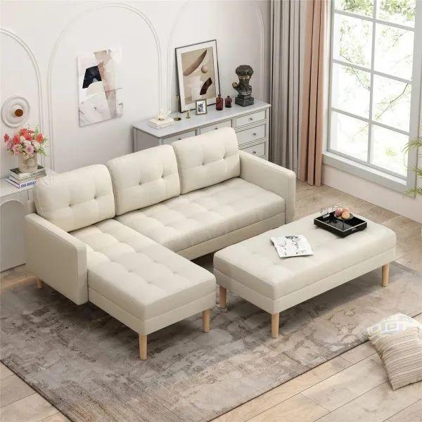 51个米色沙发,风格多样且舒适,这回总算齐全了!