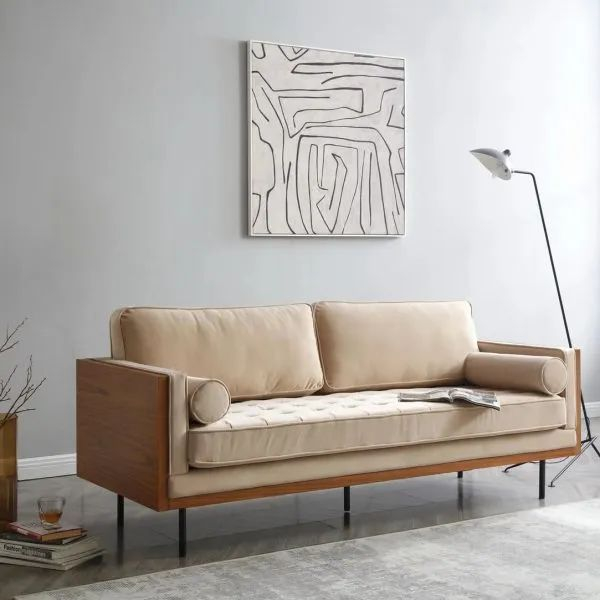 51个米色沙发,风格多样且舒适,这回总算齐全了!|沙发_新浪新闻