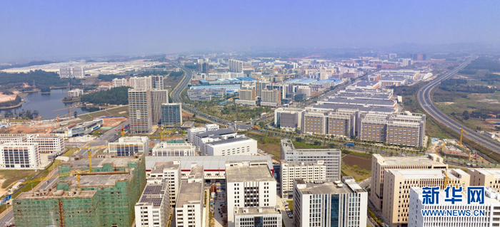 广清产业园一期俯瞰（受访者供图）