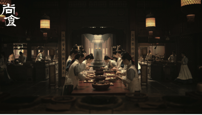 古典宫廷油画式风格——电视剧《尚食》的整体美学包