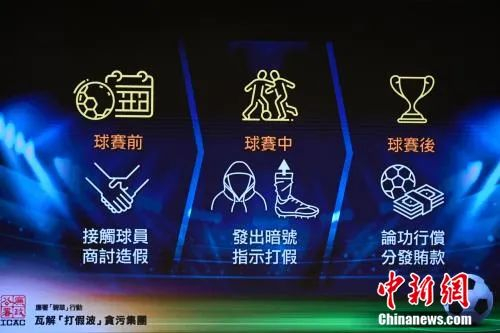 图为涉案人员及球队的犯罪过程示意图。 李志华 摄