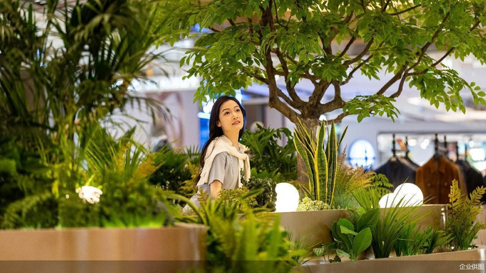 丽泽天街B2层休闲绿化空间焕新