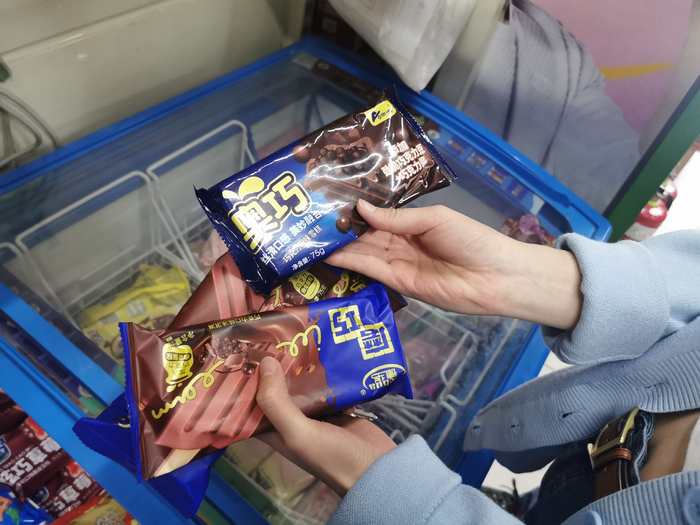 “磨巧”成为今年冰淇淋网红产品。 新京报首席记者 郭铁 摄