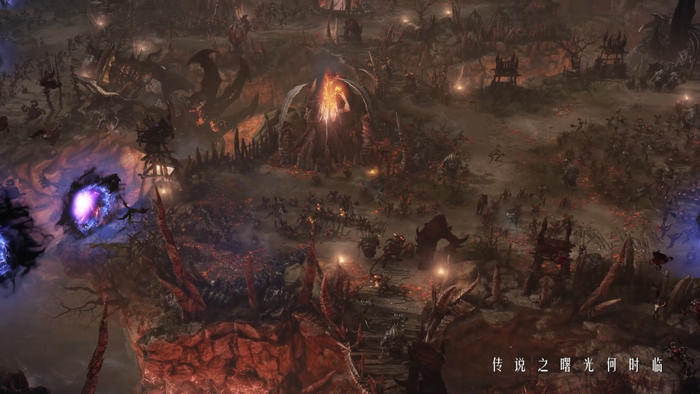 游戏中有不少这样上千角色同屏的战斗场面，而且“所见即所得”，都是玩家可以直接参与的实地场景