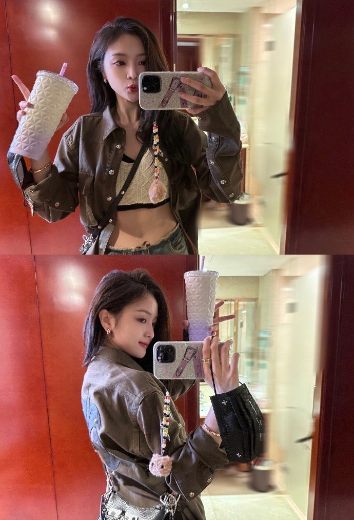 吴宣仪腹肌好绝!我先斯哈为敬!自律的姐姐真的太美啦!