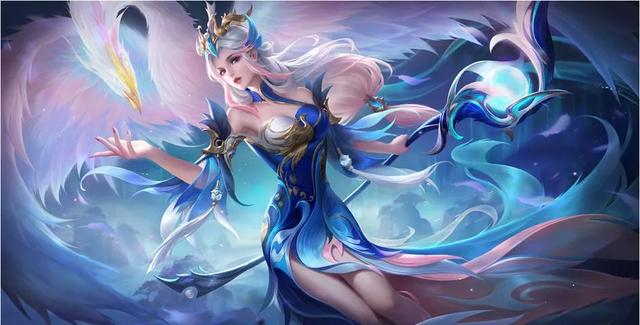 王者荣耀王昭君李白星元皮肤特效曝光青蓝配色仙气十足