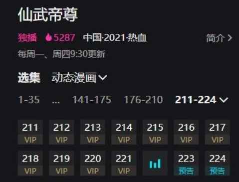 《仙武传》原作《仙武帝尊》，动态漫画已有超200集