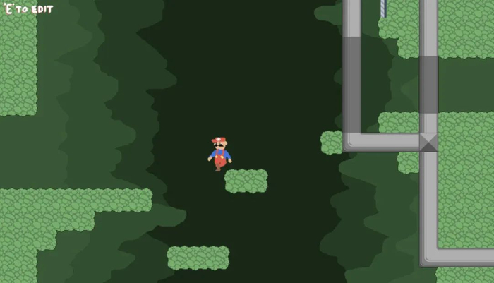 这是他去年万圣节推出的游戏《the plumber thing》，恶搞的对象已经很明显了