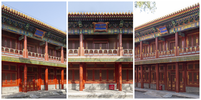 吉云楼、慈荫楼、宝相楼（从左至右）  （来源：故宫博物院官网）