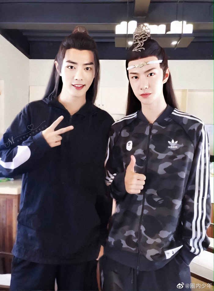 王一博肖战这张合照图p的可真不错……|肖战|王一博_新浪新闻