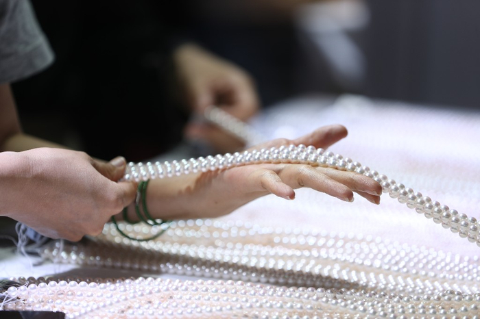 2023世界珍珠大会——诸暨国际珠宝展览会。采访对象供图