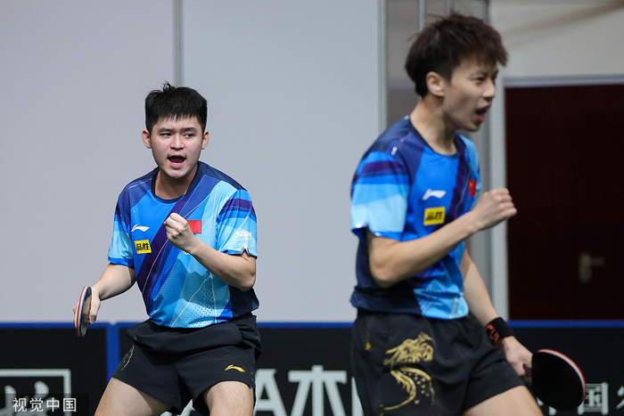 林高远（右）/林诗栋组合。