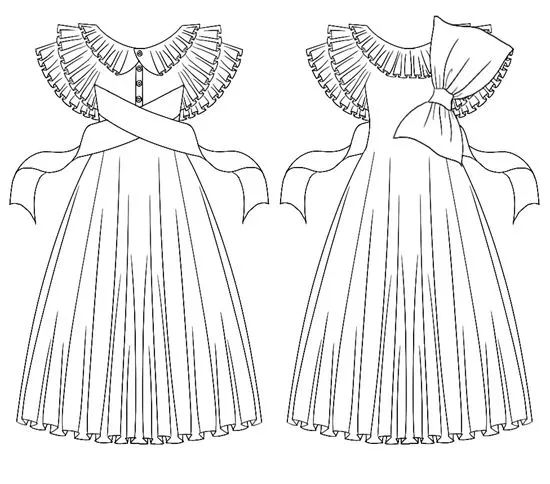 张晓丽团队为甘珊娜设计的裙装。图片由受访者提供