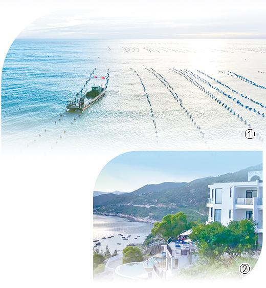 图①：霞浦县三沙镇海域（摄于2022年10月）。