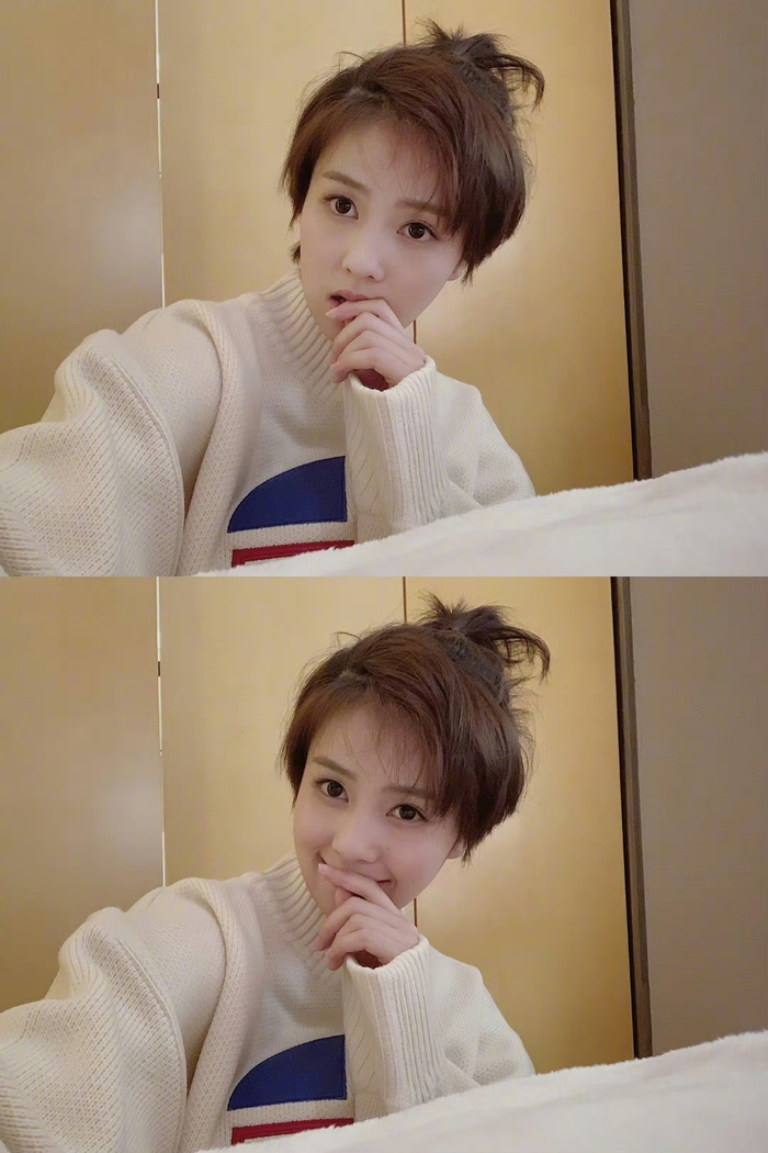 白鹿短发撞脸任嘉伦了!|白鹿|任嘉伦_新浪新闻