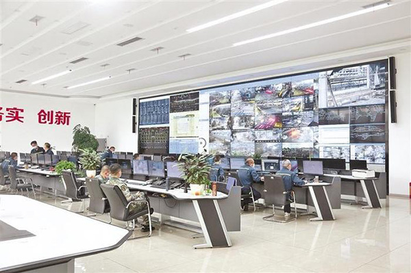 首钢水城钢铁（集团）有限责任公司智控中心。通讯员 张志喜 摄