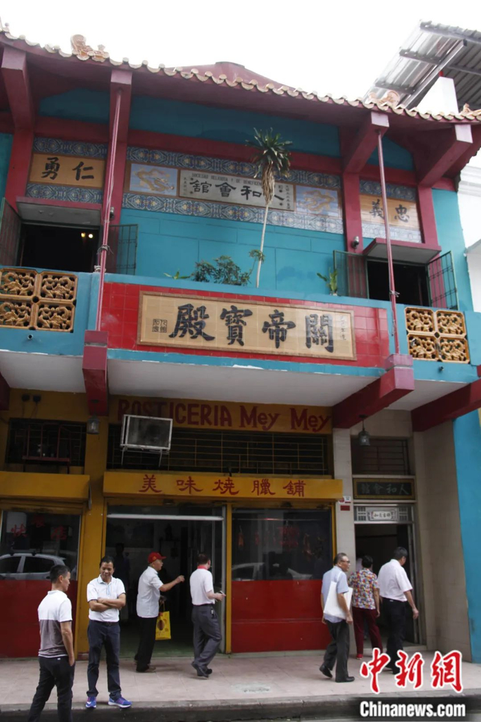 巴拿马唐人街上有着百多年历史的关帝庙。余瑞冬 摄