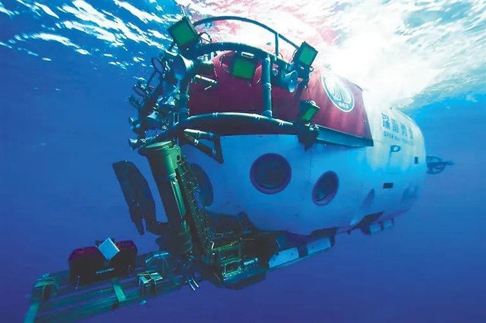 “深海勇士”号4500米级载人潜水器。（国家文物局供图）